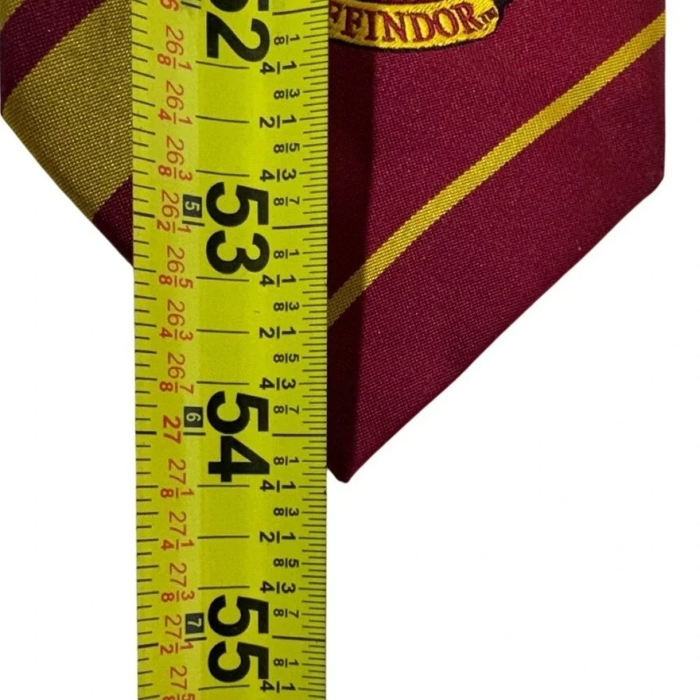 Harry Potter Gryffindor House Crest‎ Tie Striped Polyester Burgundy Gold